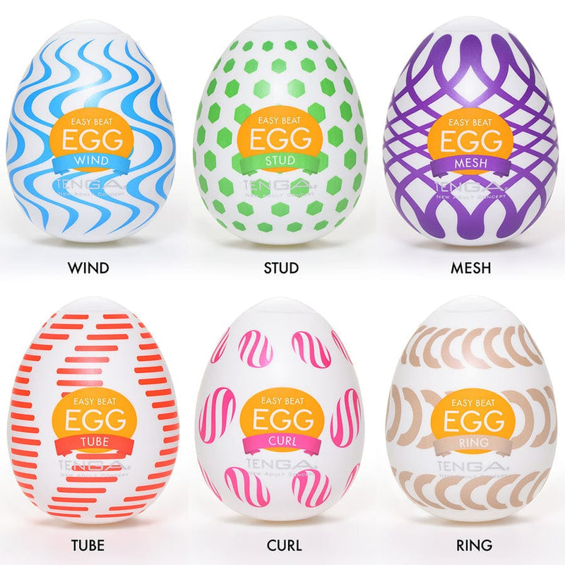 Tenga Egg Variety Pack - Wonder - Male Masturbator - 6 Pack Other Tenga   