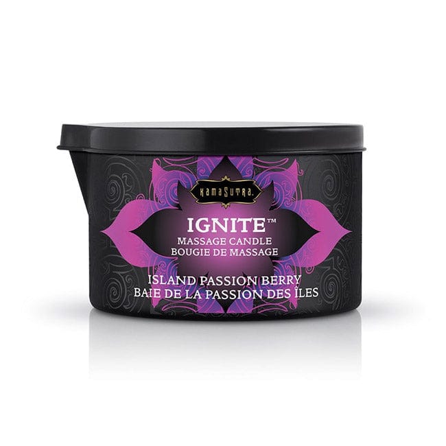 Ignite Massage Oil Candle Island Passion Berry Lubes Kama Sutra   