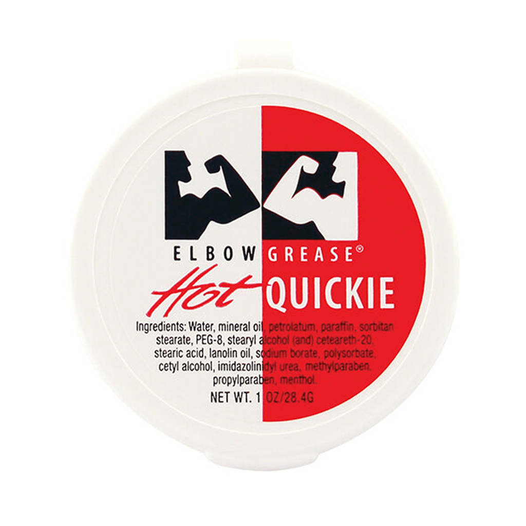 Hot Cream Quickie 1oz Lubes Elbow Grease   