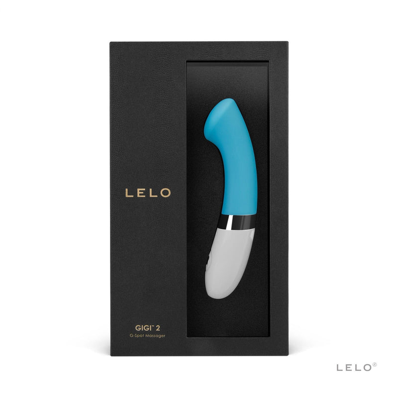 LELO GIGI 2 Waterproof G-Spot Vibrator - Turquoise Blue Vibrators Lelo   