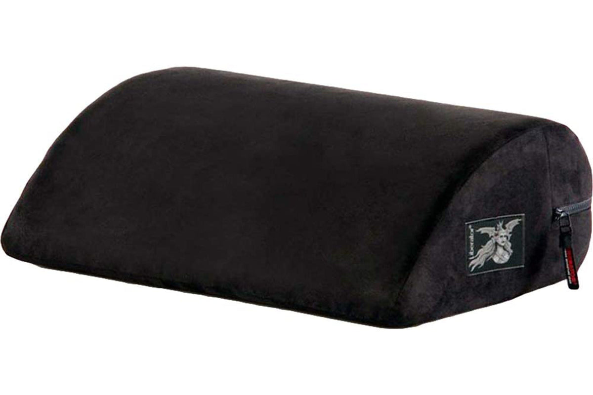 JAZ Motion Sex Pillow - Black Microsuede BDSM Liberator   