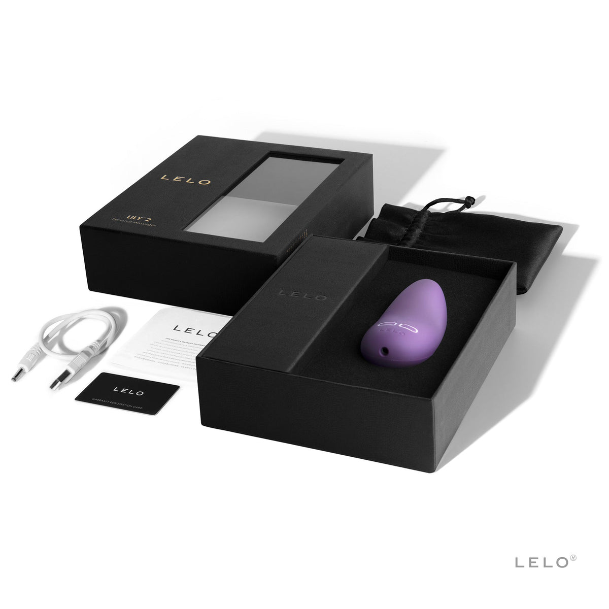 LELO Lily 2  Handheld Small Vibrator with Delicate Scent - Lavender (Lavender & Manuka Honey) Vibrators Lelo   