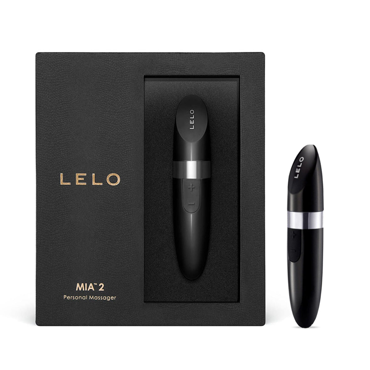 LELO Mia 2 Luxury Lipstick-Style Vibrator - Black Vibrators Lelo   