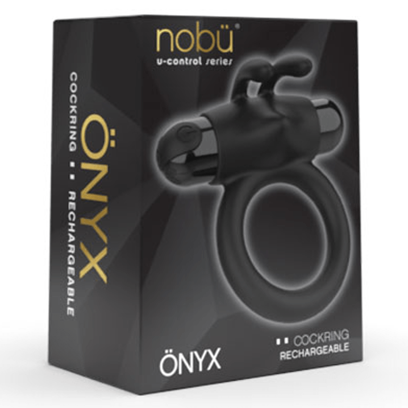 Vibrating Cock Ring - Nobu Onyx For Him NOBÜ   