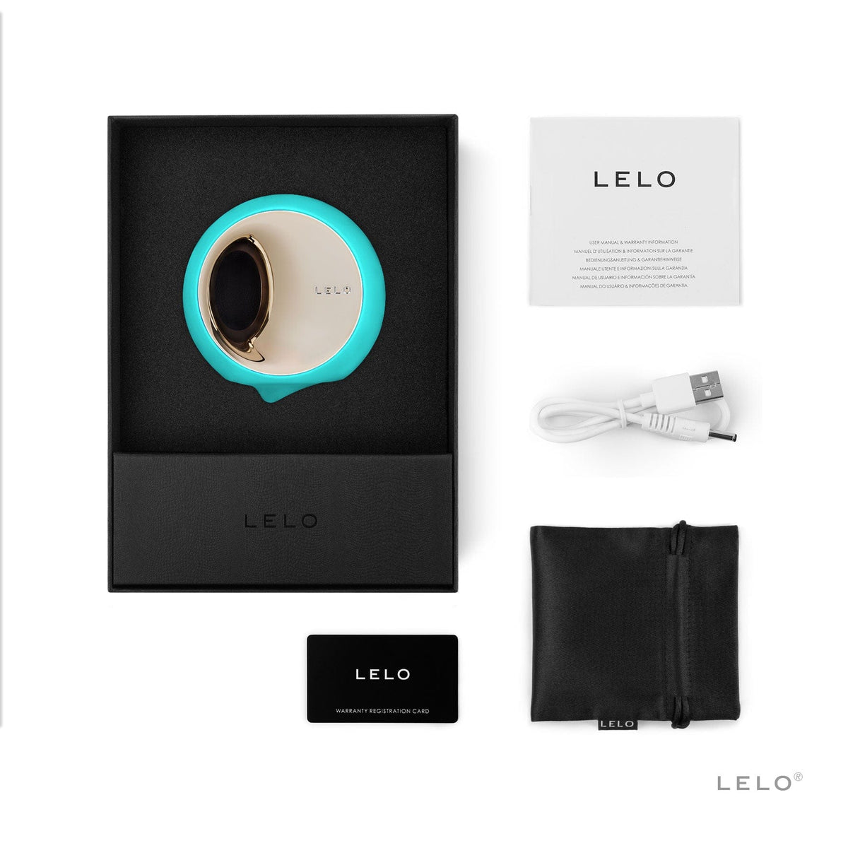 LELO Ora 3 Oral Sex Simulator - Aqua Vibrators Lelo   