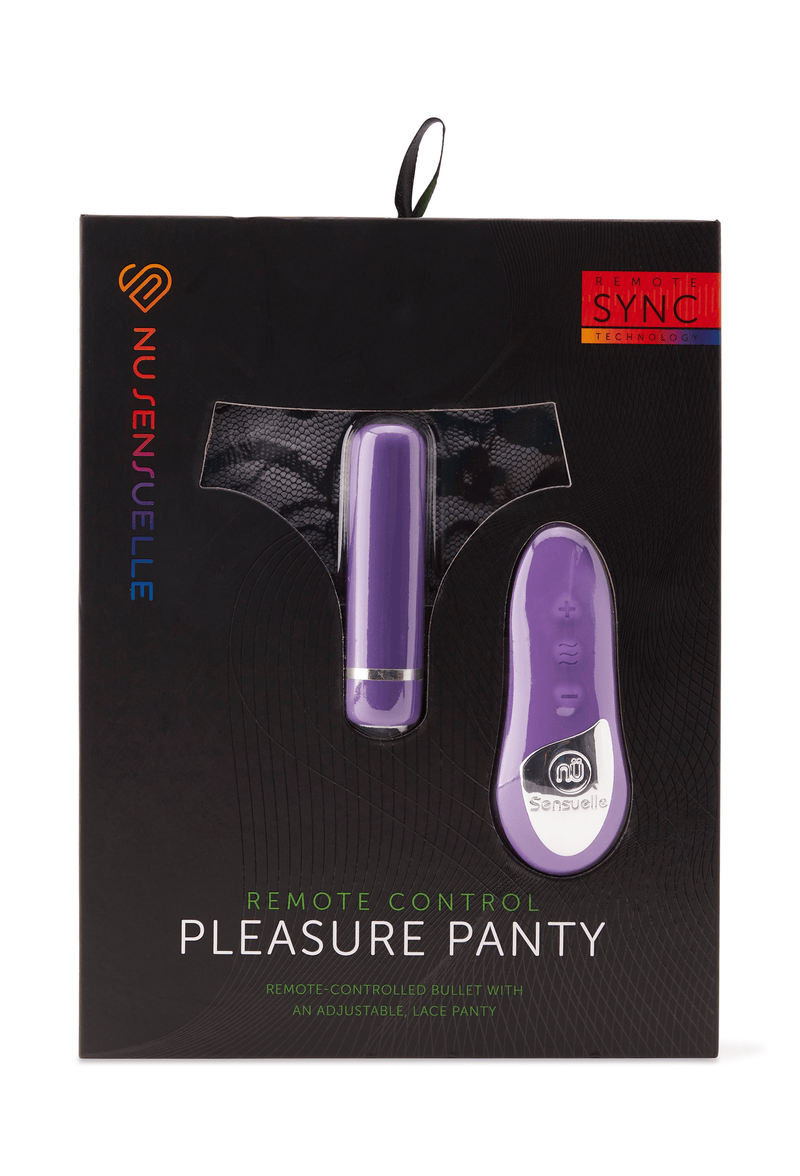 PLEASURE PANTY - Remote Control Wearable Vibrator - Purple Vibrators Nu Sensuelle   