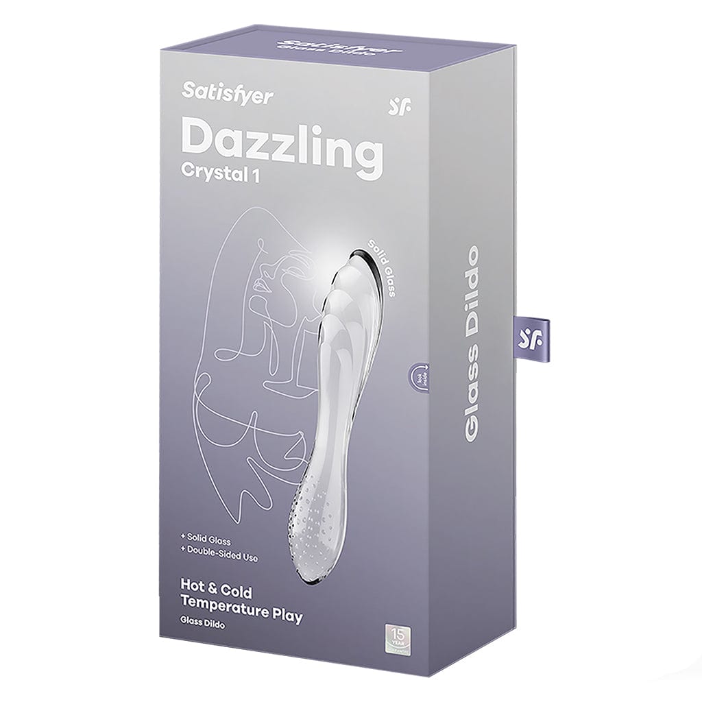 Dazzling Crystal Dildo By Satisfyer -  Transparent Dongs & Dildos Satisfyer   