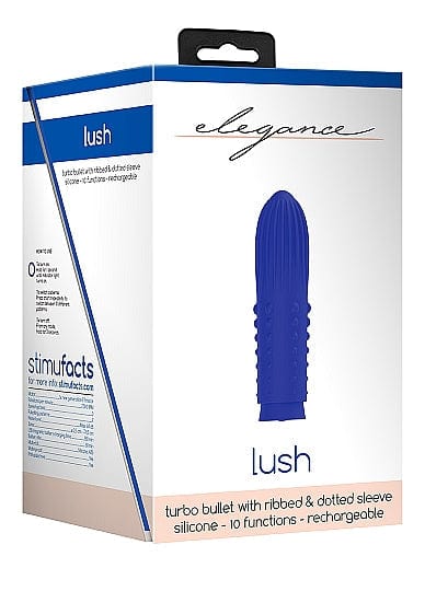 Elegance Lush -Turbo Rechargeable - Bullet Vibrator Vibrators Shots Toys   