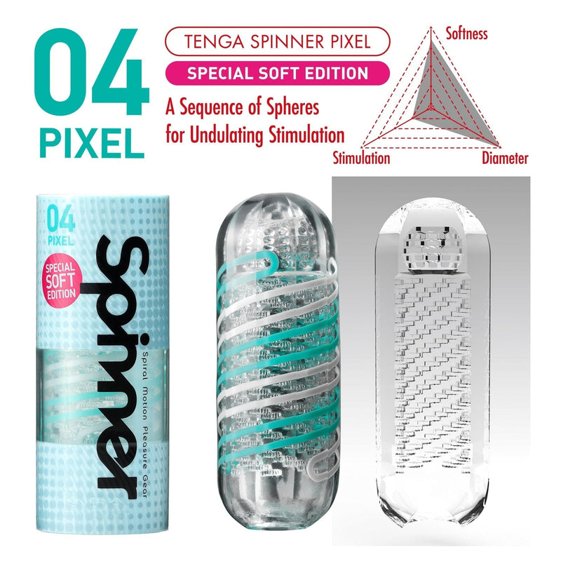 Spinner 04 Pixel Soft Edition - Tenga - Male Masturbator For Him Tenga   