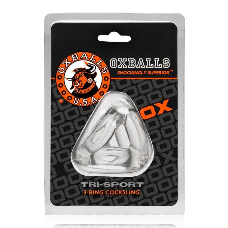 Oxballs Tri-Sport Cock Ring - Clear For Him OXBALLS   