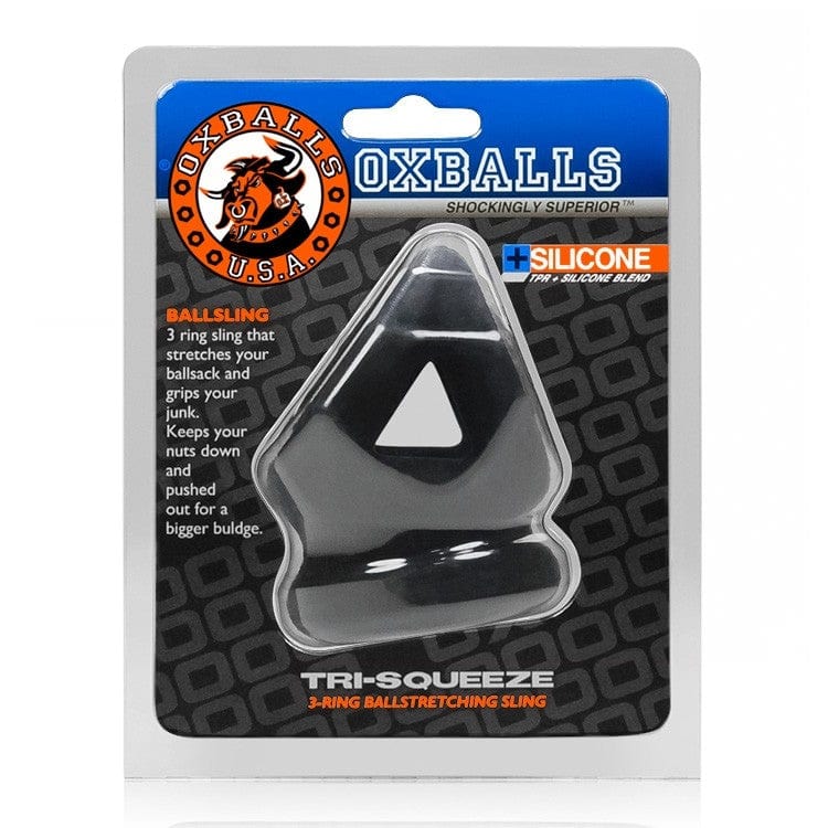 TRI-SQUEEZE - Cocksling & Ballstretcher - OXBALLS For Him OXBALLS   