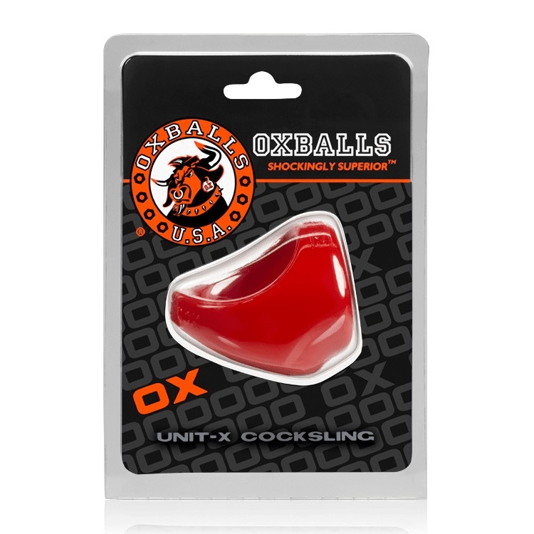 UNIT-X - Cocksling - RED - OXBALLS For Him OXBALLS   