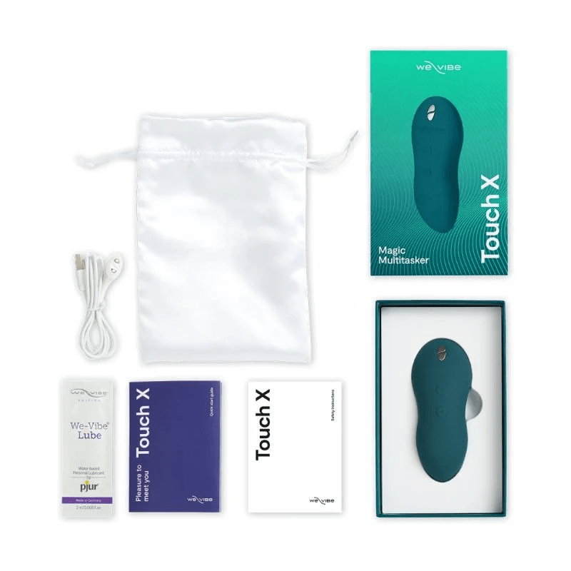 WE-VIBE TOUCH X LAY ON EXTERNAL VIBRATOR - GREEN Vibrators We-Vibe   