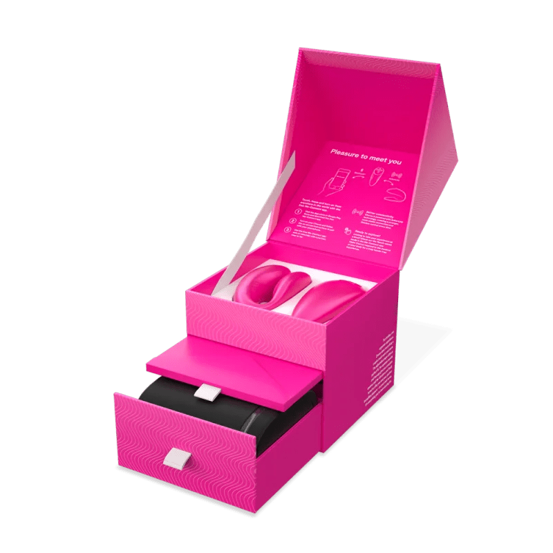 WE-VIBE CHORUS REMOTE & APP CONTROLLED COUPLES' VIBRATOR - Pink Vibrators We-Vibe   