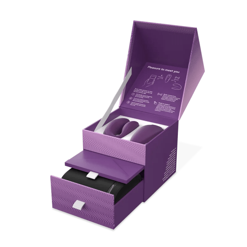 WE-VIBE CHORUS REMOTE & APP CONTROLLED COUPLES' VIBRATOR - PURPLE Vibrators We-Vibe   