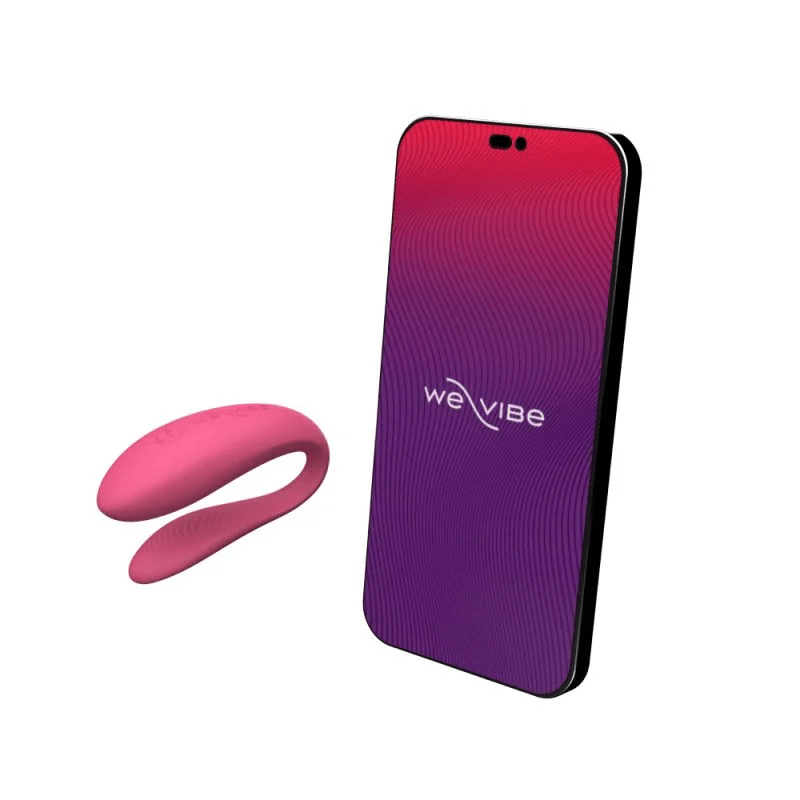 WE-VIBE SYNC LITE APP CONTROLLED WEARABLE COUPLES VIBRATOR - PINK Vibrators We-Vibe   