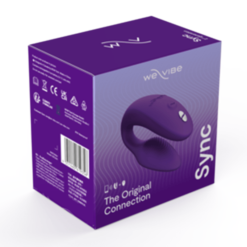 WE-VIBE SYNC REMOTE AND APP CONTROLLED WEARABLE COUPLES VIBRATOR - PURPLE Vibrators We-Vibe   