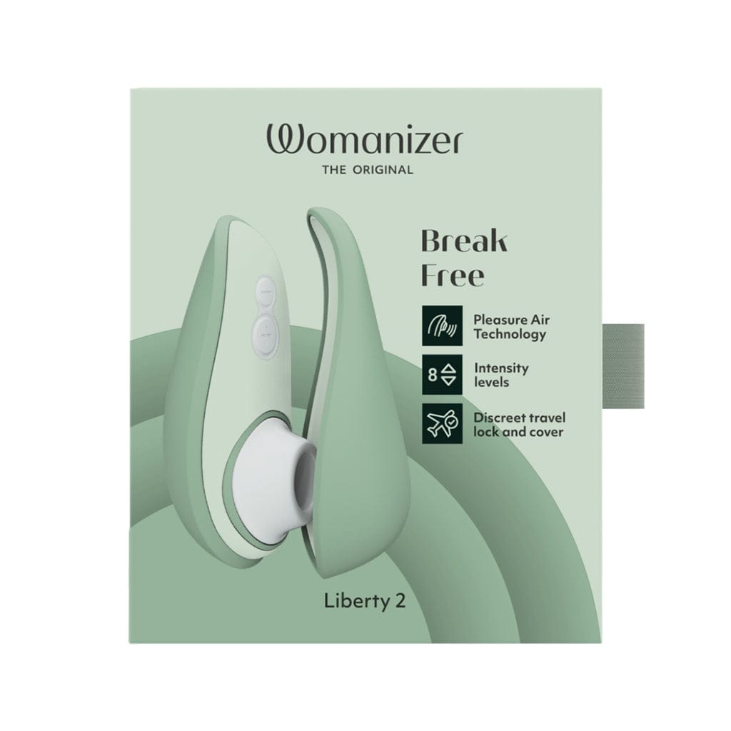 WOMANIZER LIBERTY 2 PLEASURE AIR TRAVEL SIZED CLITORAL STIMULATOR - Sage Vibrators Womanizer   
